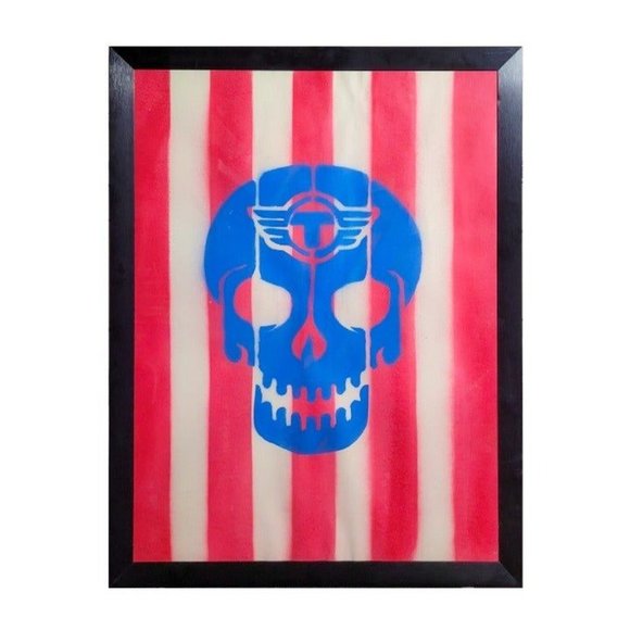 Tristan Eaton Original Art 2010 TrustoCorp Spray Paint Print Art Basel kidrobot - Picture 11 of 11